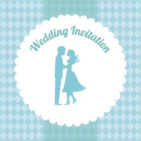 情侣卡通小人心形设计背景爱心