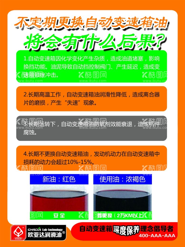 编号：74833912012114055890【酷图网】源文件下载-汽车润滑油宣传海报