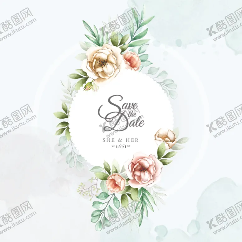 编号：76493505010738236657【酷图网】源文件下载-水彩花卉插画