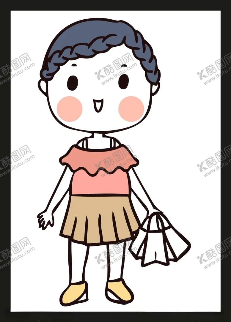 编号：75700102180944505941【酷图网】源文件下载-手绘女孩女人