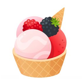 可爱甜品糖果图标