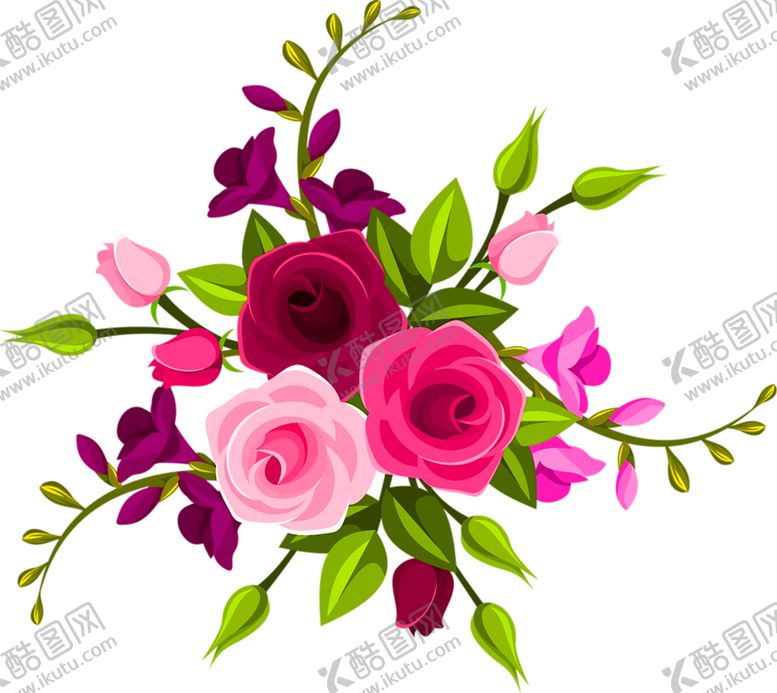 编号：80328609290220057985【酷图网】源文件下载-鲜花装饰