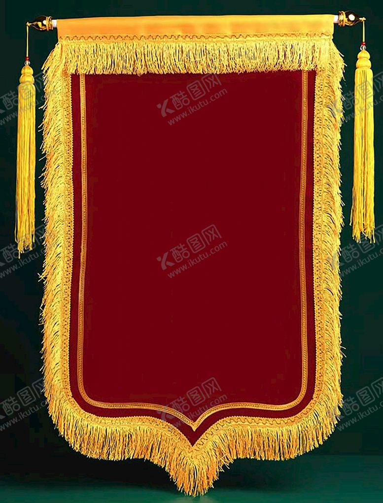 编号：40538209121947458079【酷图网】源文件下载-空白锦旗背景