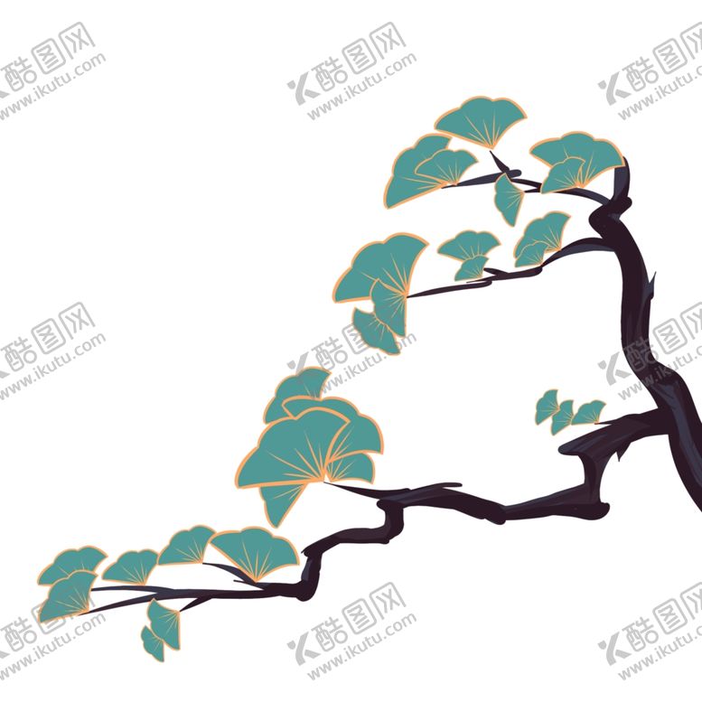 编号：94482312131258356377【酷图网】源文件下载-树叶树枝树干元素素材