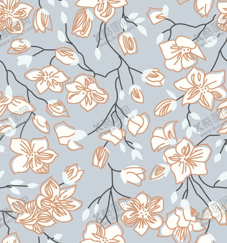 编号：39250409160116493323【酷图网】源文件下载-手绘花卉