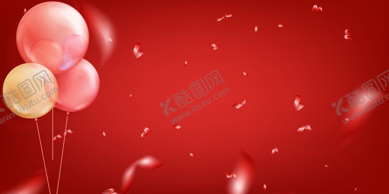 编号：76163510290906492548【酷图网】源文件下载-红色促销大气格局喜庆氛围背景
