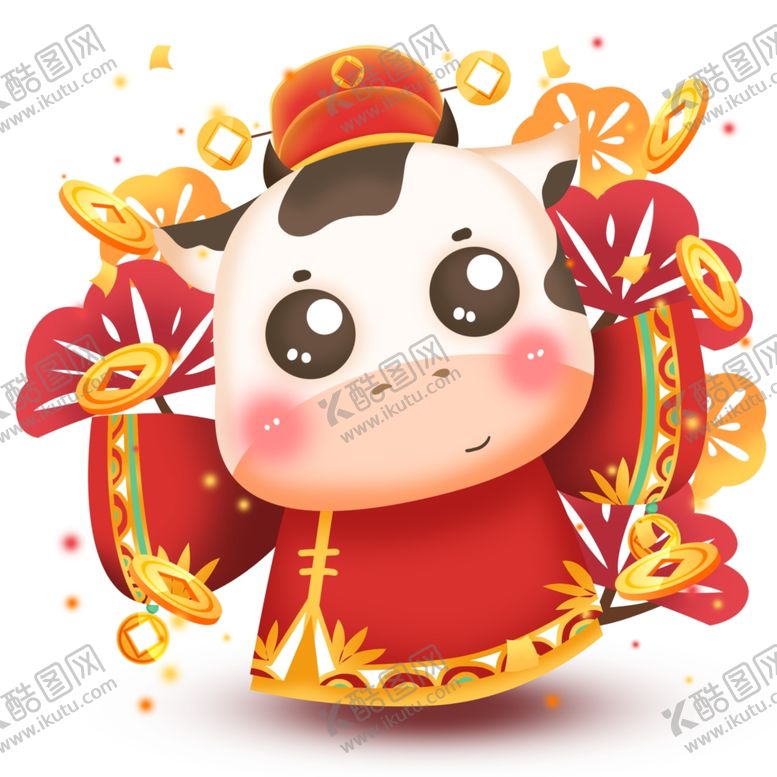 编号：23761207050328367411【酷图网】源文件下载-2021金牛送福牛年