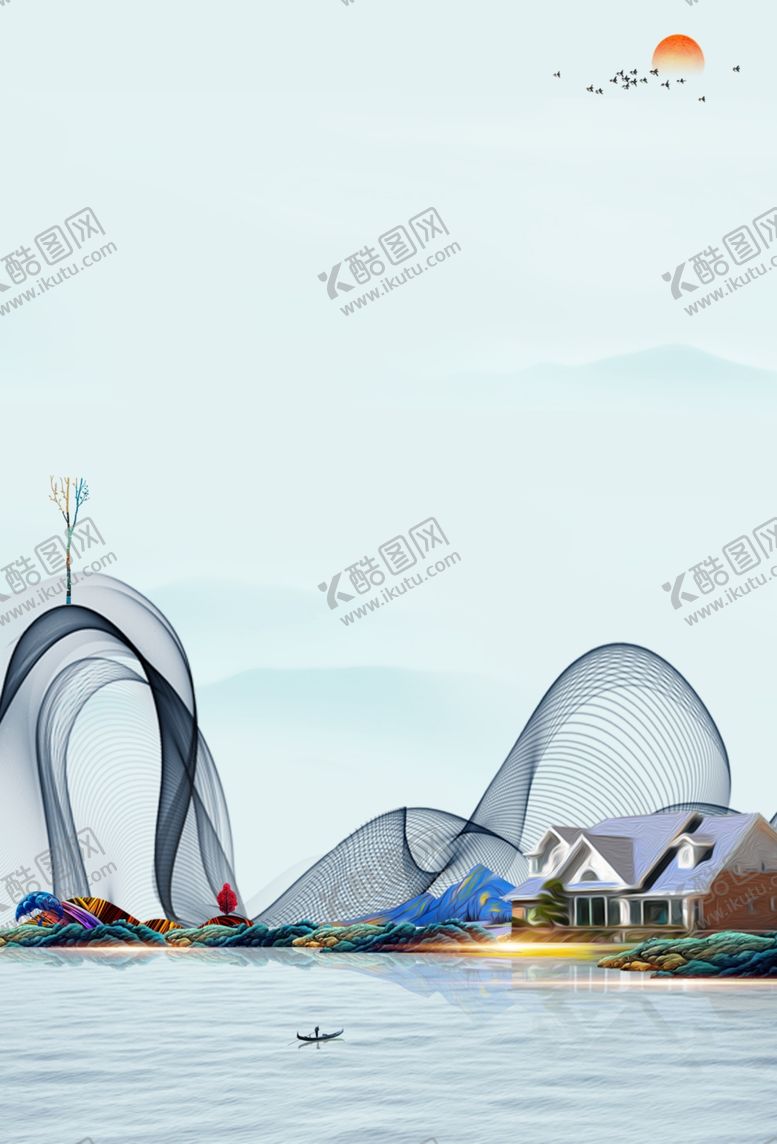 编号：35008805031040281436【酷图网】源文件下载-地产复古活动宣传海报背景素材