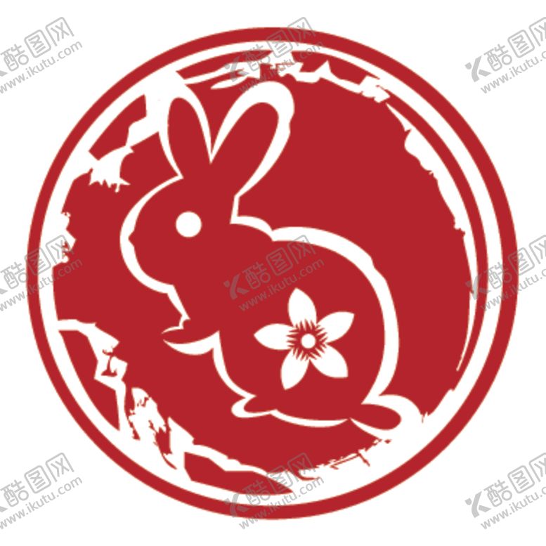 编号：39656012150341289385【酷图网】源文件下载-兔年印章