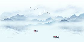 水墨山水背景