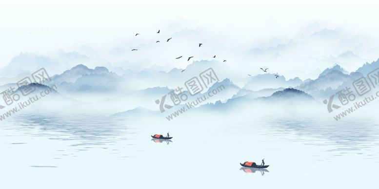 编号：87892909272155389223【酷图网】源文件下载-水墨山水背景