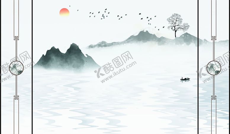 编号：86451209170425144718【酷图网】源文件下载-新中式背景