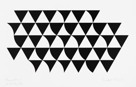 几何拼接抽象绘画