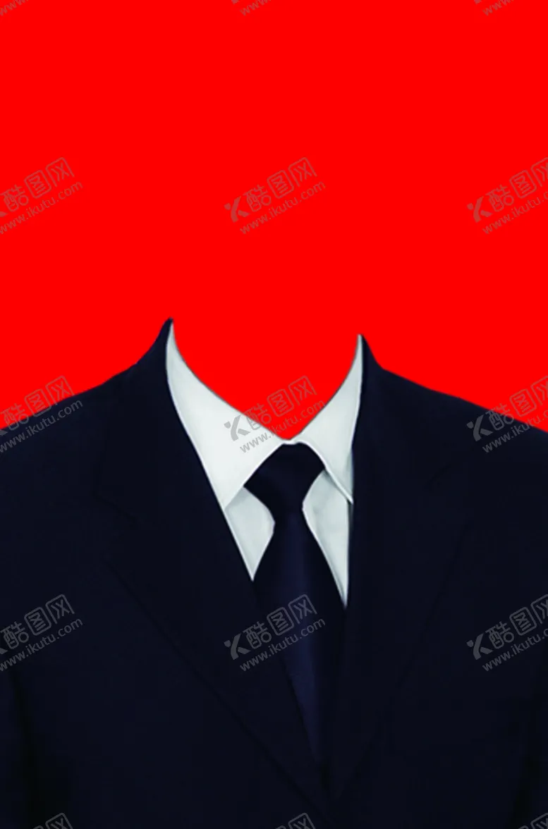 编号：83575005021919456543【酷图网】源文件下载-西装证件照模板