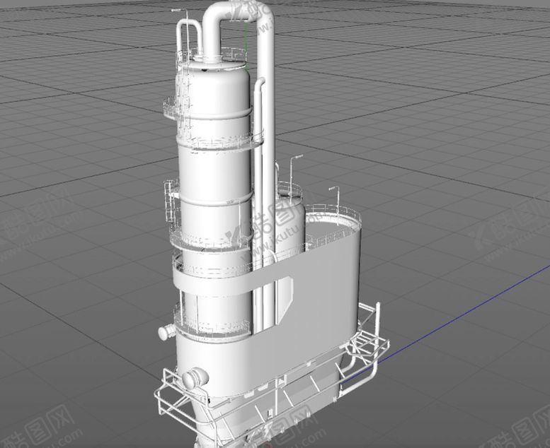 编号：60849710091431068071【酷图网】源文件下载-C4D模型工厂设备