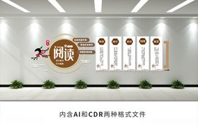 校园阅读文化墙