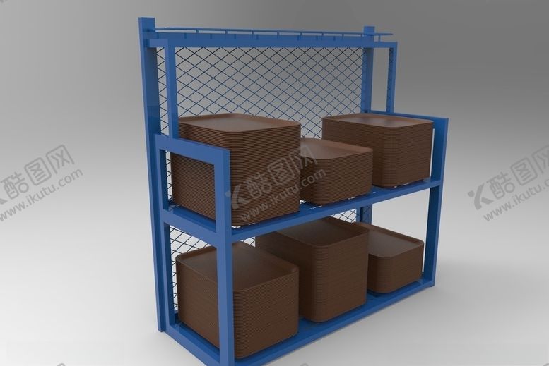 编号：82505110110449227510【酷图网】源文件下载-3D货架展架