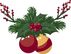 圣诞花环免抠图