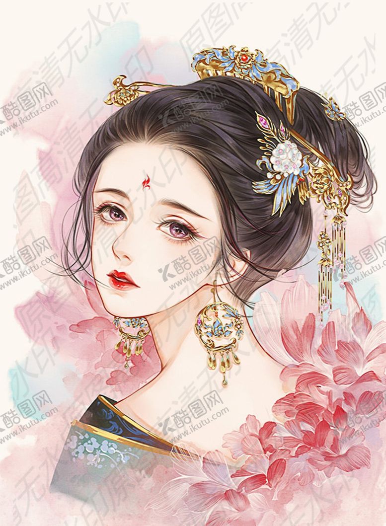 编号：99751209190746463095【酷图网】源文件下载-古风娇艳美人