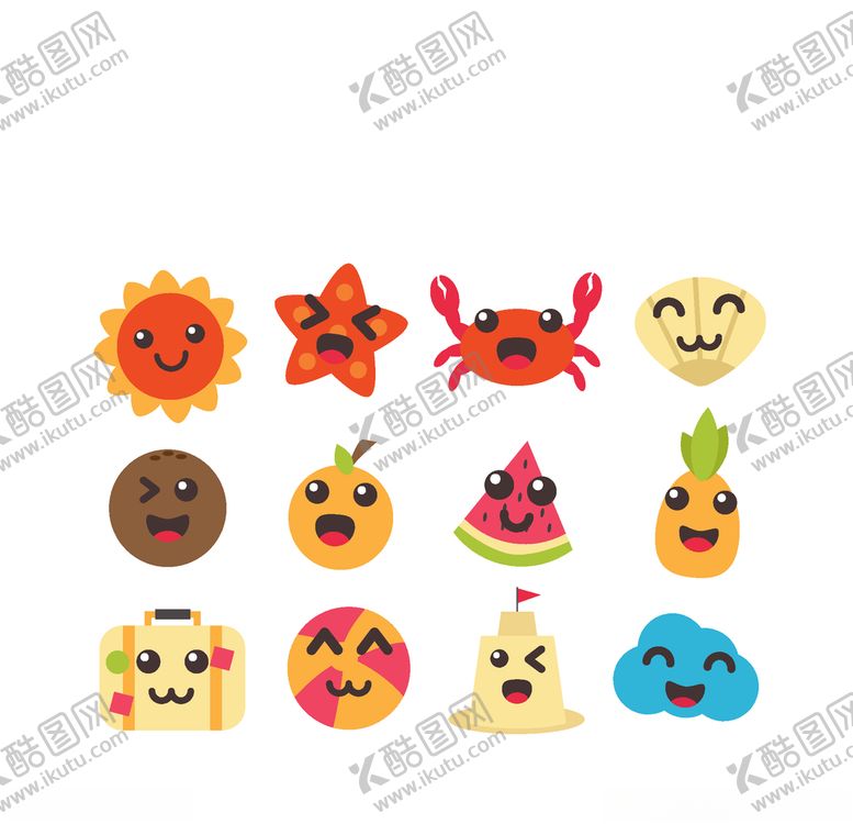 编号：16149809200220041227【酷图网】源文件下载-夏日元素