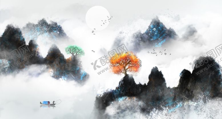 编号：83536709111257596696【酷图网】源文件下载-水墨山水