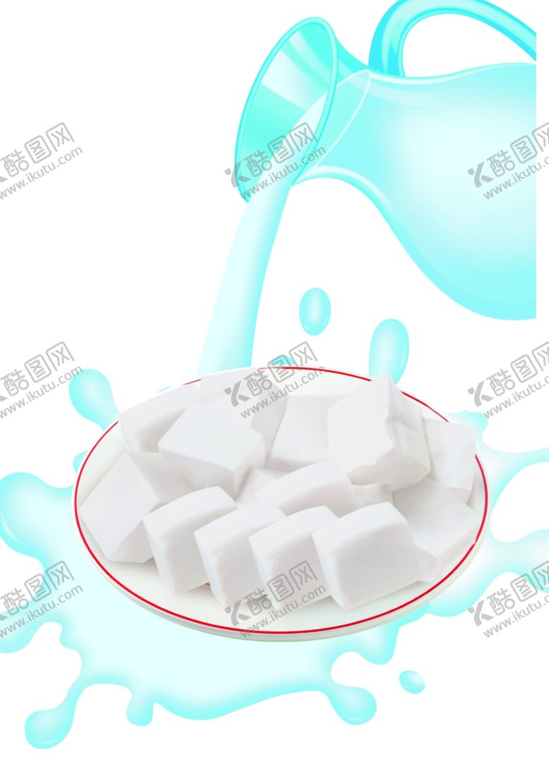 编号：60771606151108303464【酷图网】源文件下载-牛奶豆腐