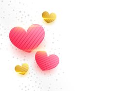 爱心背景情壁纸节日