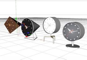 闹钟3D模型设计