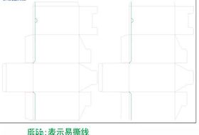 口罩盒子刀版图