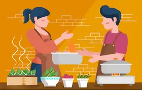 卡通粽子端午节糯米传统食物