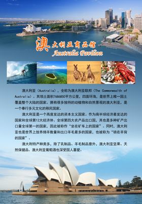 澳大利亚新西兰展板