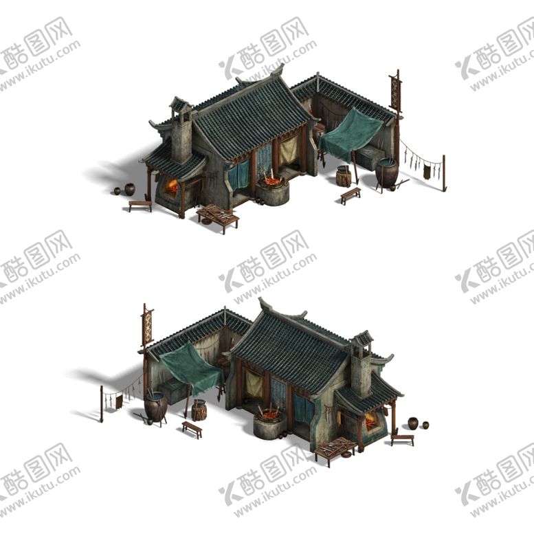 编号：29986009170929192451【酷图网】源文件下载-游戏房屋建筑物元素