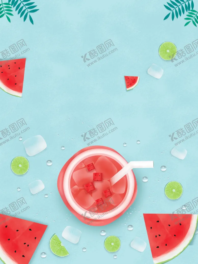 编号：66412606181616146325【酷图网】源文件下载-你好夏天海报封面传单