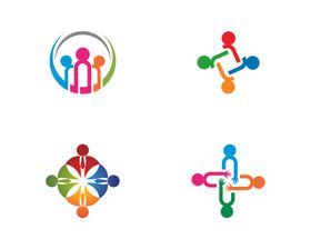 抽象人物图标