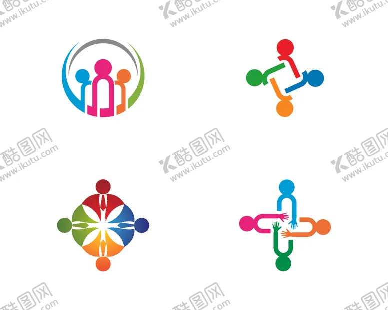 编号：43451205011548027466【酷图网】源文件下载-抽象人物图标