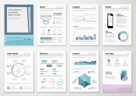 多样商务图表设计模板