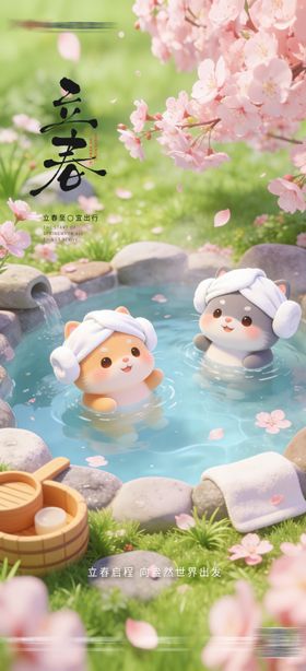 立春温泉海报