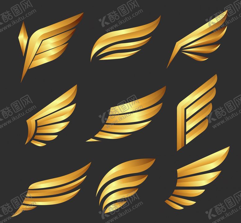 编号：35614009230151166907【酷图网】源文件下载-金色翅膀