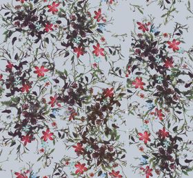 裙子印花树枝花