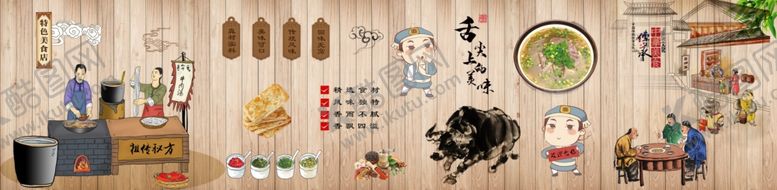 编号：49592401251143571961【酷图网】源文件下载-淮南牛肉汤背景