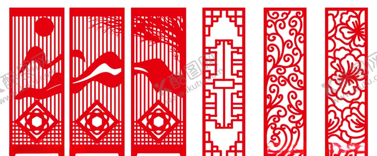 编号：31605503132123584980【酷图网】源文件下载-雕花屏风