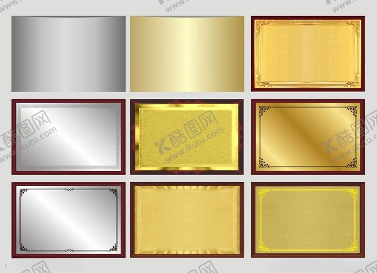 编号：60233804250631051926【酷图网】源文件下载-荣誉证书奖牌