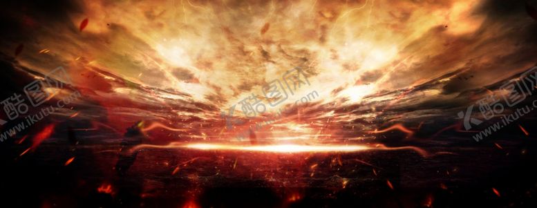 编号：43468901151337134552【酷图网】源文件下载-战场战火背景