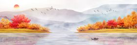 背景墙装饰画大理石轻奢国山玄关客厅