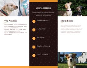 宠物医院折页