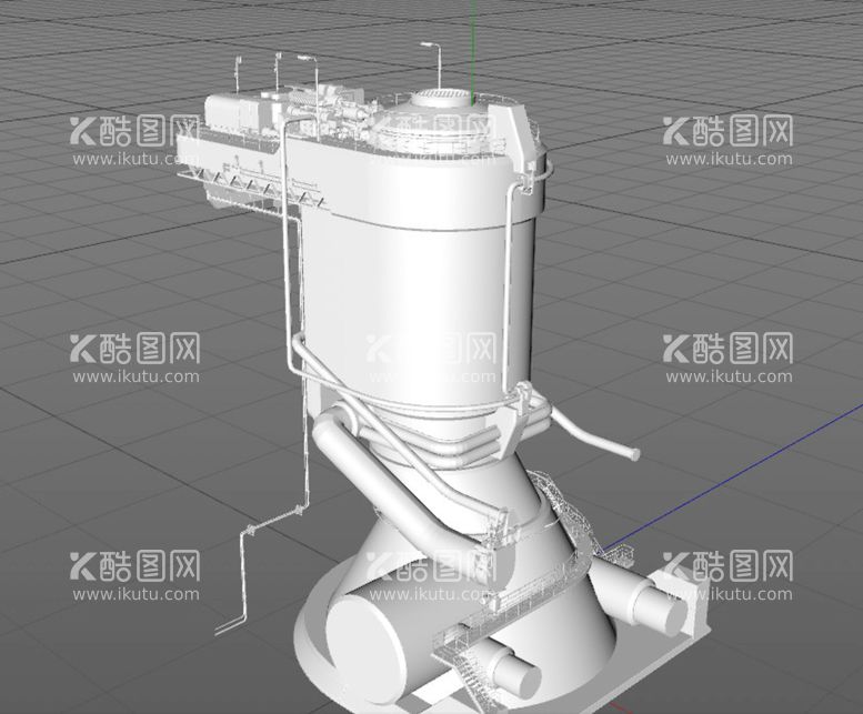 编号：30469612081148582121【酷图网】源文件下载-C4D模型工厂设备