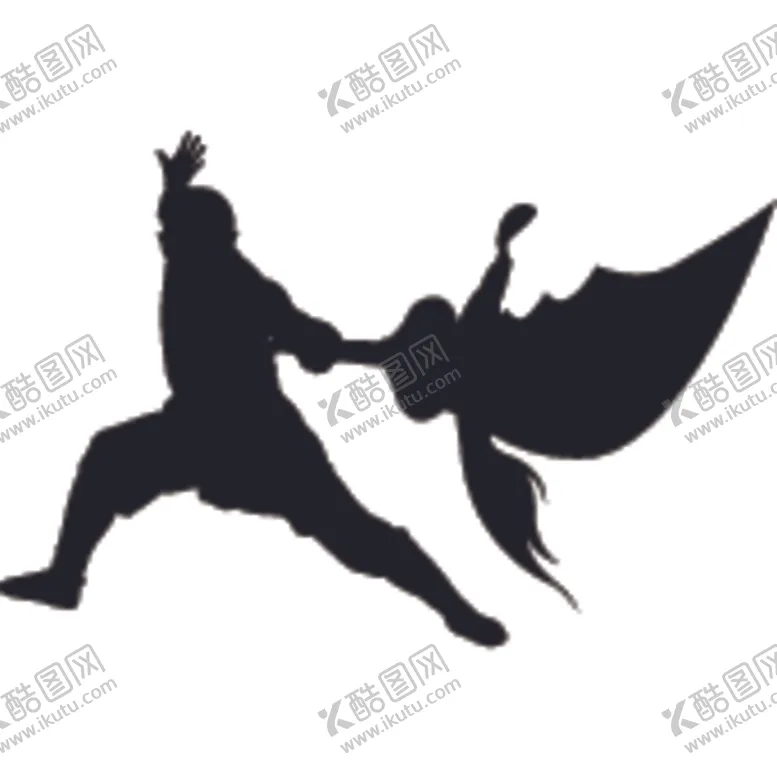 编号：55340207070117304463【酷图网】源文件下载-武术格斗剪影