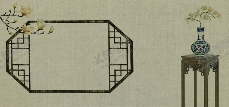 编号：97321109211901101452【酷图网】源文件下载-复古国风古风背景海报素材