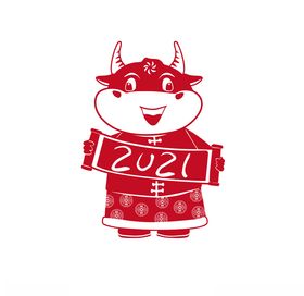 牛剪纸