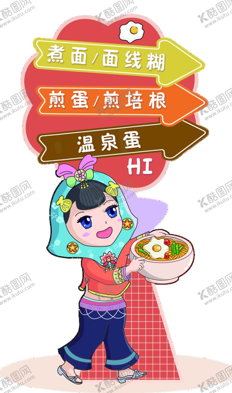编号：30467809191046150158【酷图网】源文件下载-人行卡通立牌